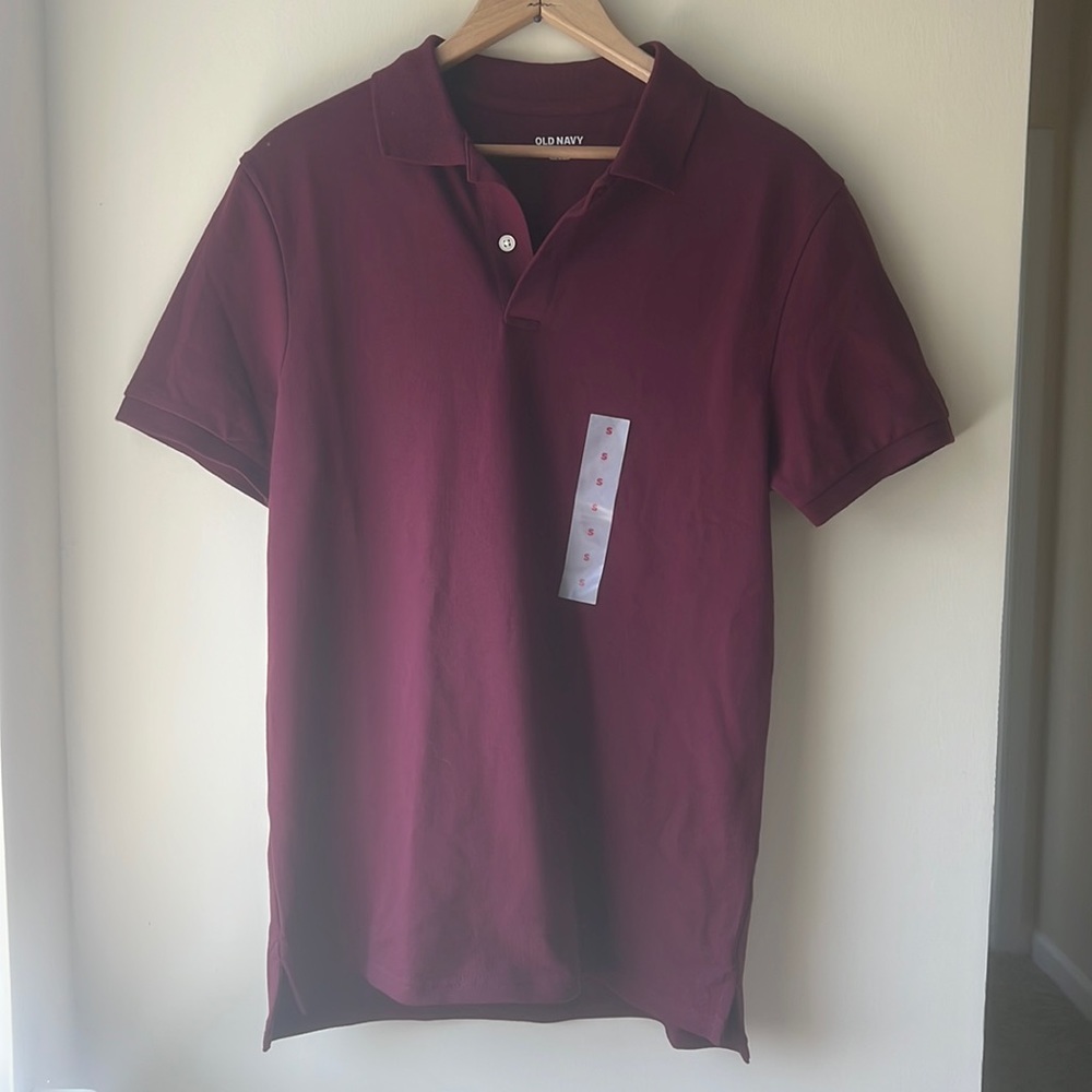 Maroon Old Navy Polo